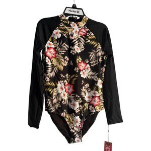 *Brand New* Hurley Girl's Long Sleeve One Piece Swimsuit size 16